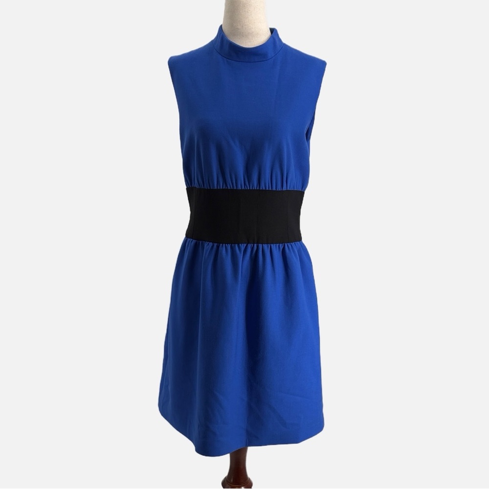 Lisa Perry x Barneys New York XO Colorblock Wool Dress US 12